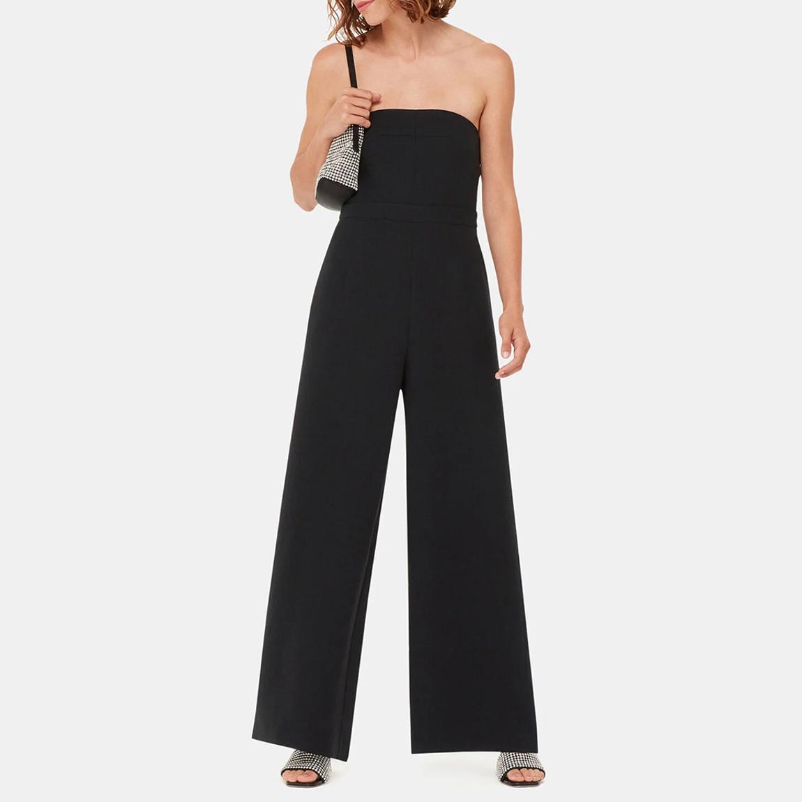 Black Brianna Bandeau Jumpsuit main product photo