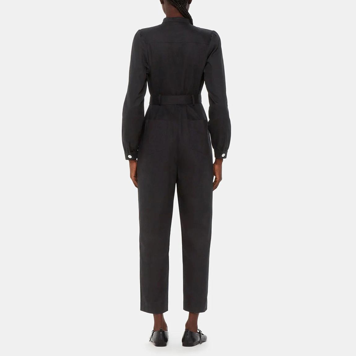 Black Andrea Cotton Jumpsuit main product photo