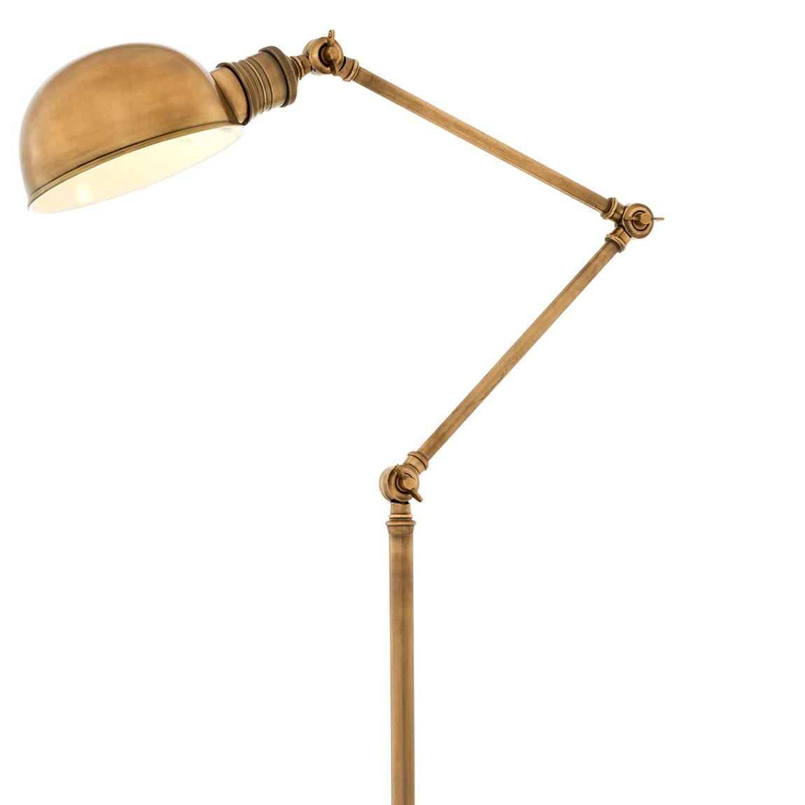 Soho Floor Lamp, Antique Brass main product photo