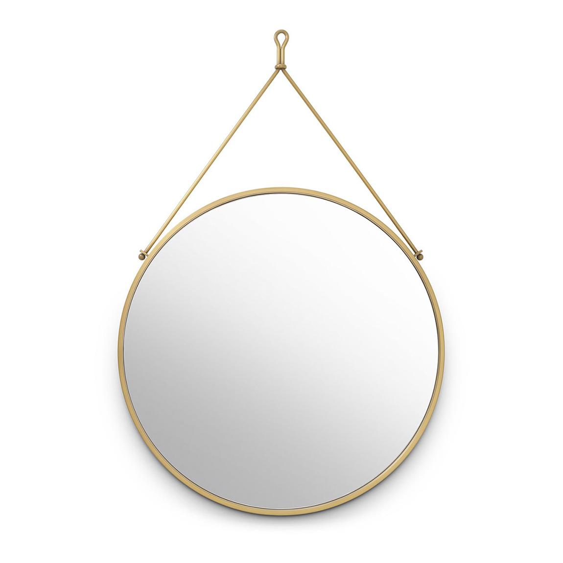 Morongo Mirror, Brushed Brass main product photo
