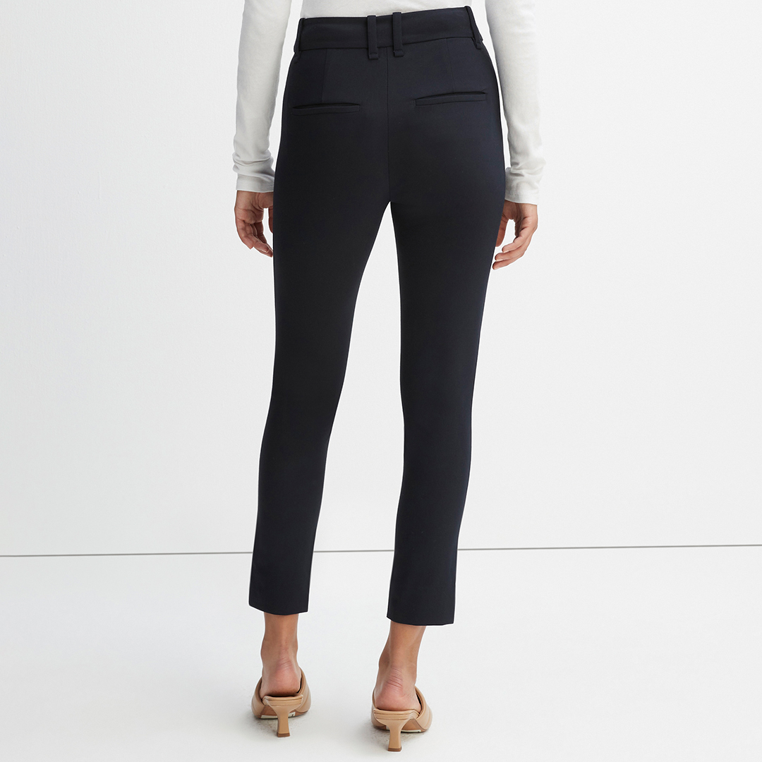 Navy High Waist Cigarette Pant main product photo