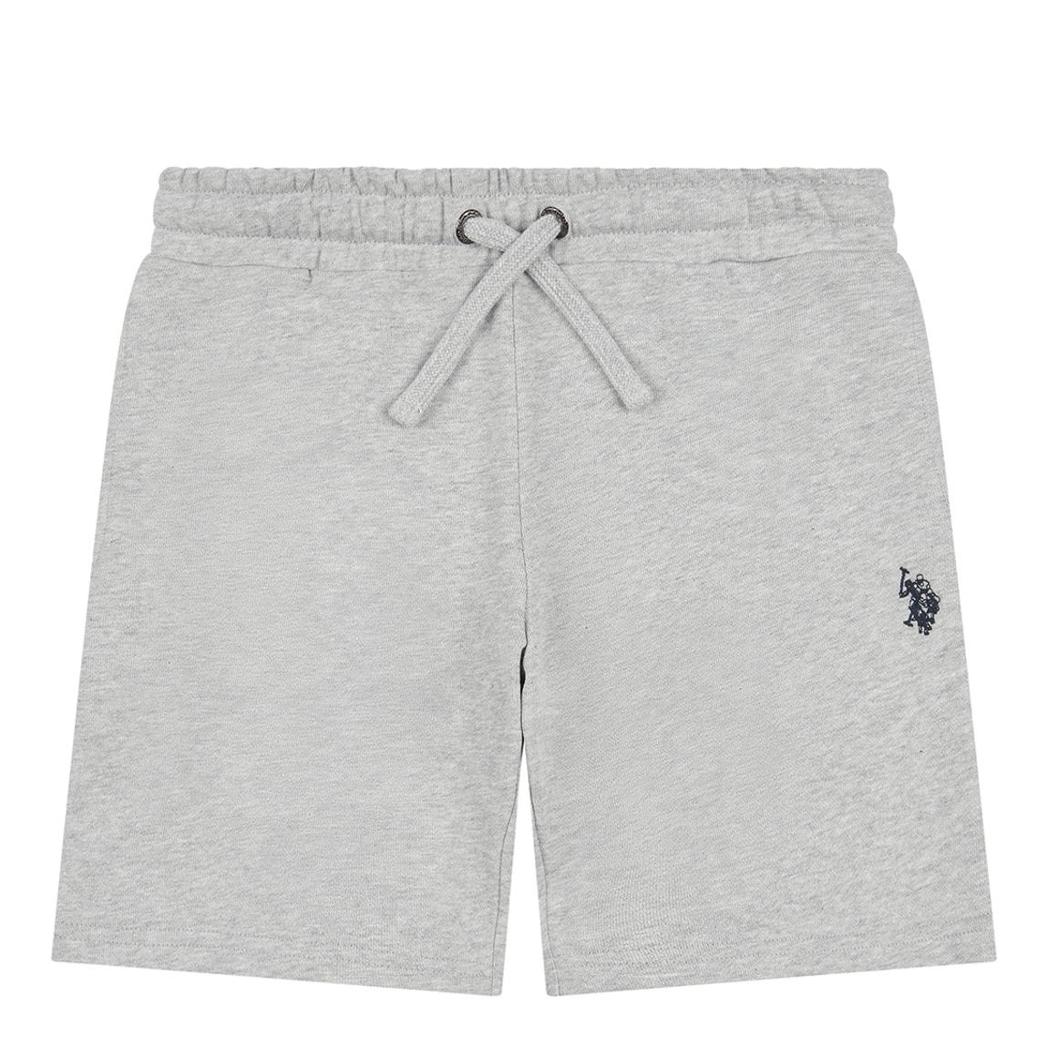 Boy's Grey Cotton Sweat Shorts main product photo