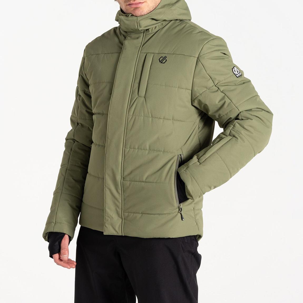 Green Camber Baffled Ski Jacket main product photo