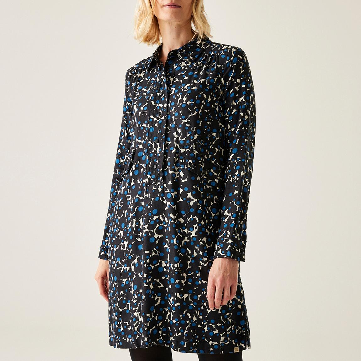 Regatta - Navy Orla Kiely Printed Dress - blue main product photo