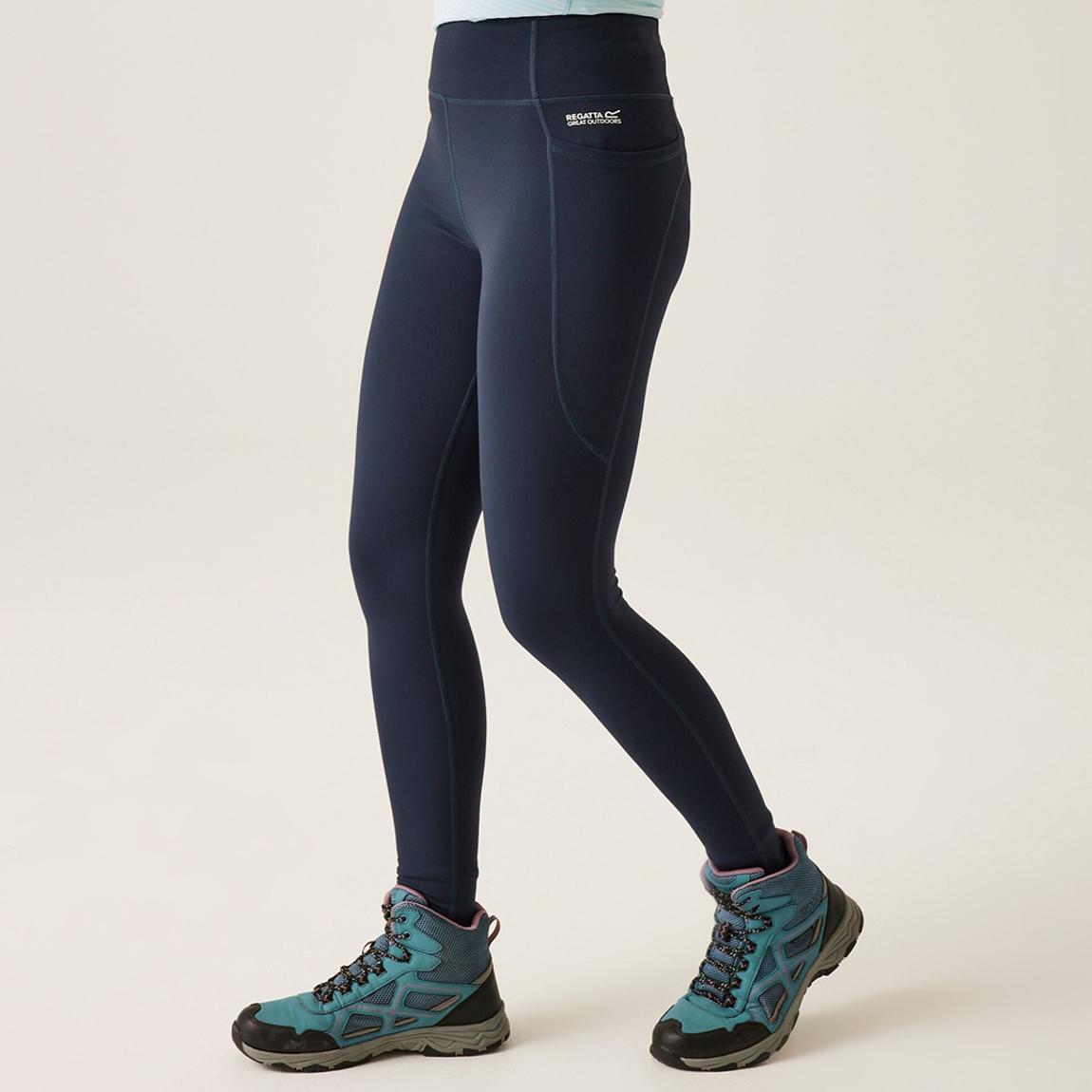 Navy Holeen Compression Leggings main product photo