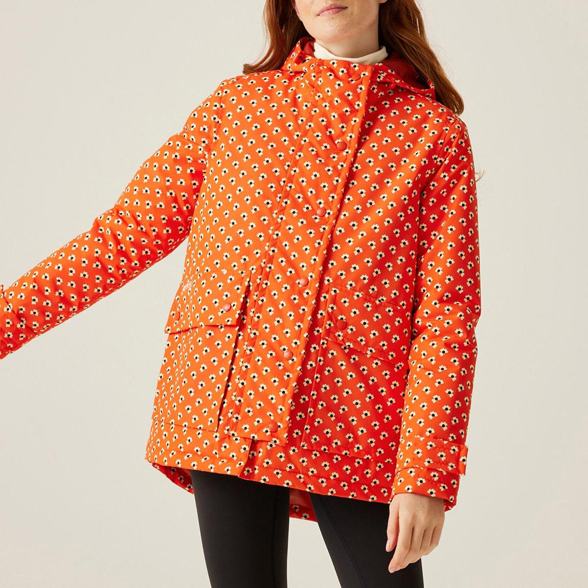 Red Orla Kiely Waterproof Jacket main product photo
