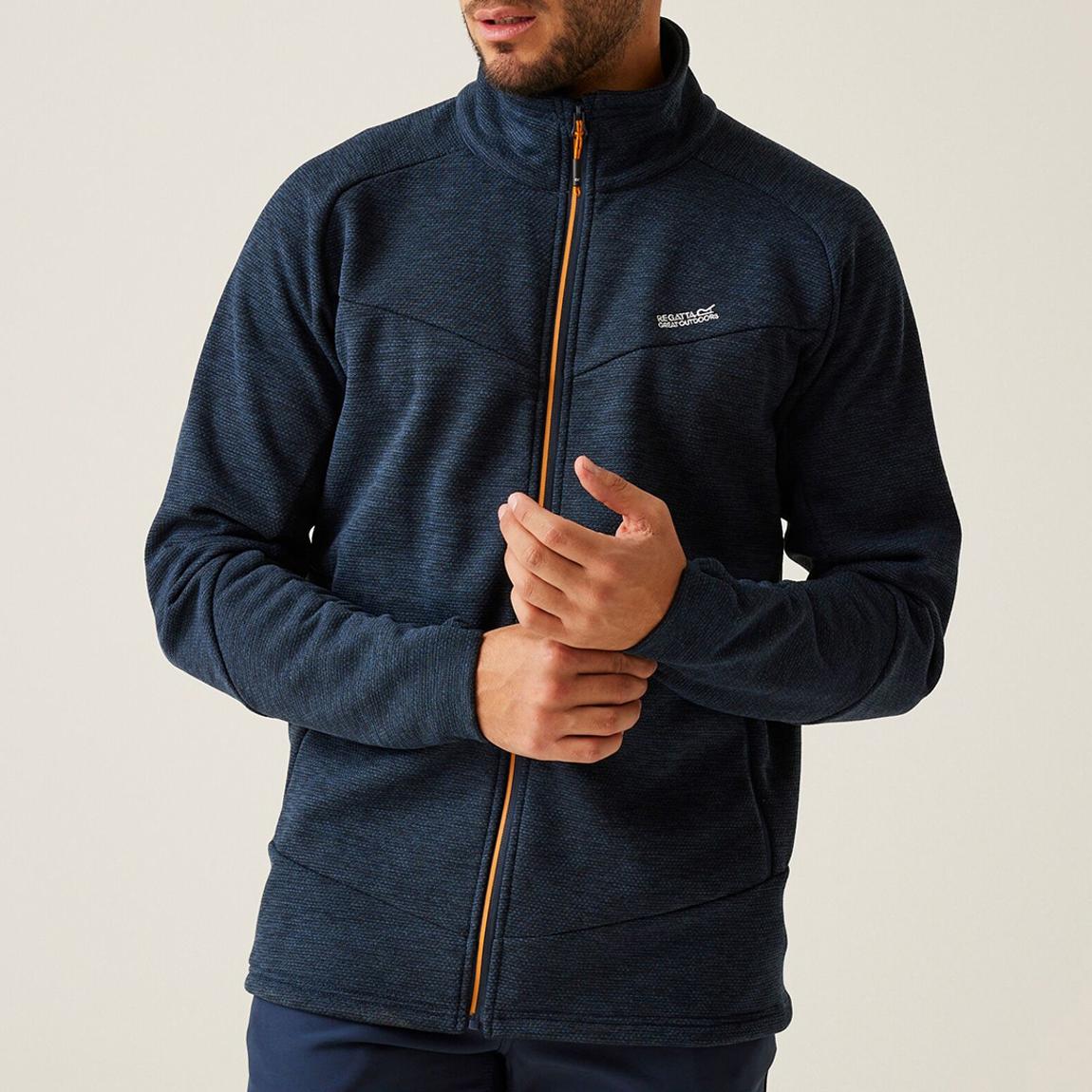 Navy Marl Rivake Full Zip Fleece main product photo