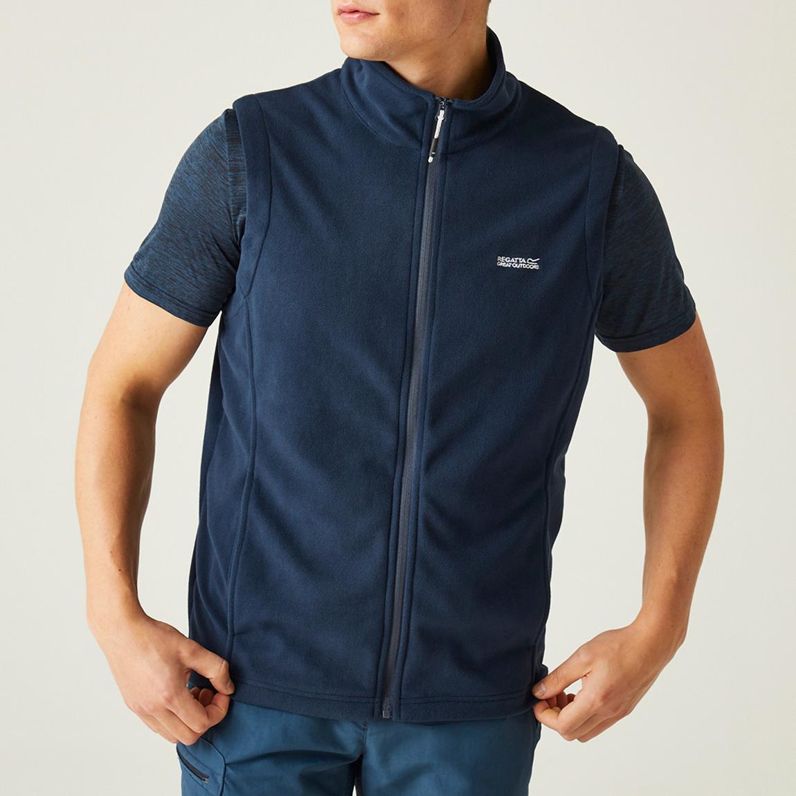 Navy Tobias Fleece Gilet main product photo