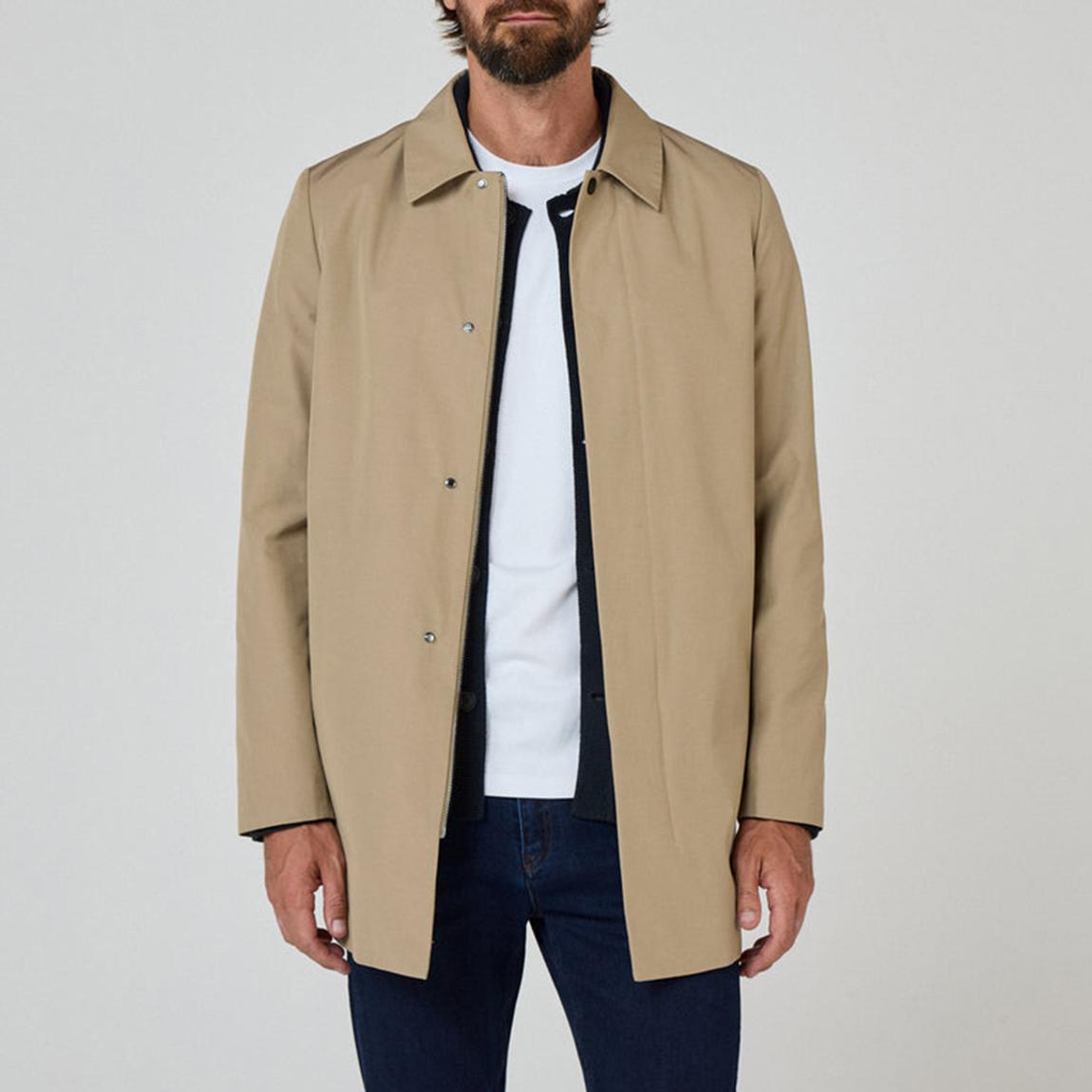 Beige Huntingfield Cotton Blend Jacket main product photo