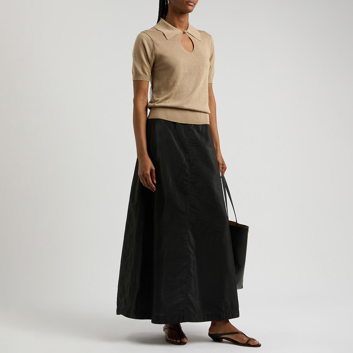 Sand Talallia Knit Wool Blend Top main product photo