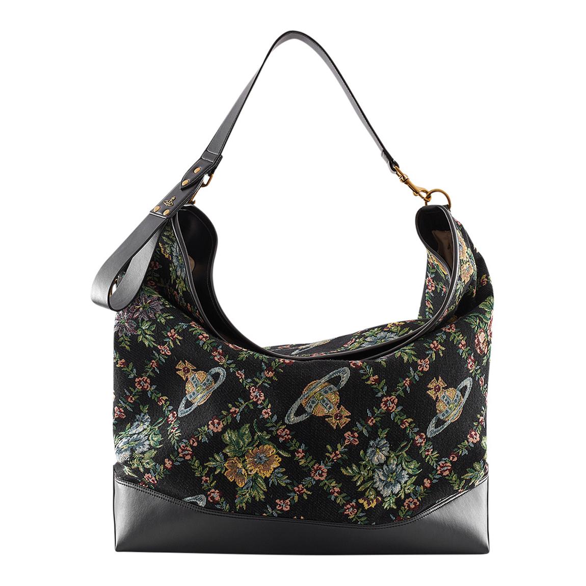 Vivienne Westwood Black Multi Nancy XL Shoulder Bag - BrandAlley