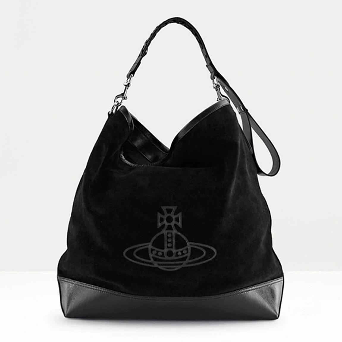 【新品タグ付】Vivienne Westwood NANCY バッグ Vivienne Westwood Black Nancy Hobo Bag - BrandAlley