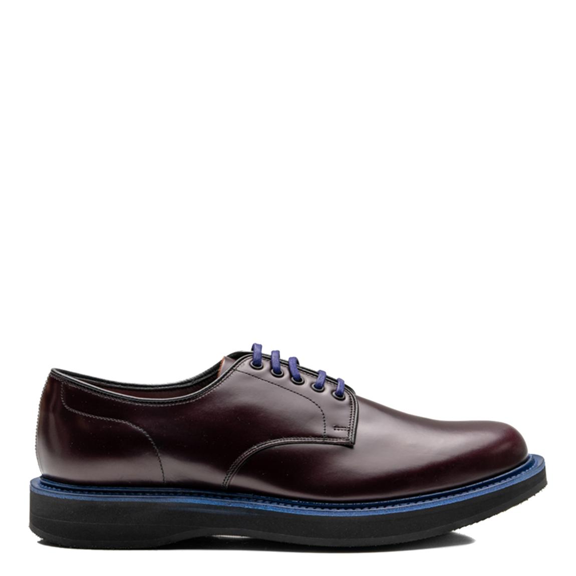 Men's Burgundy/Blue Leyton 5 Lace Up Formal Shoe main product photo