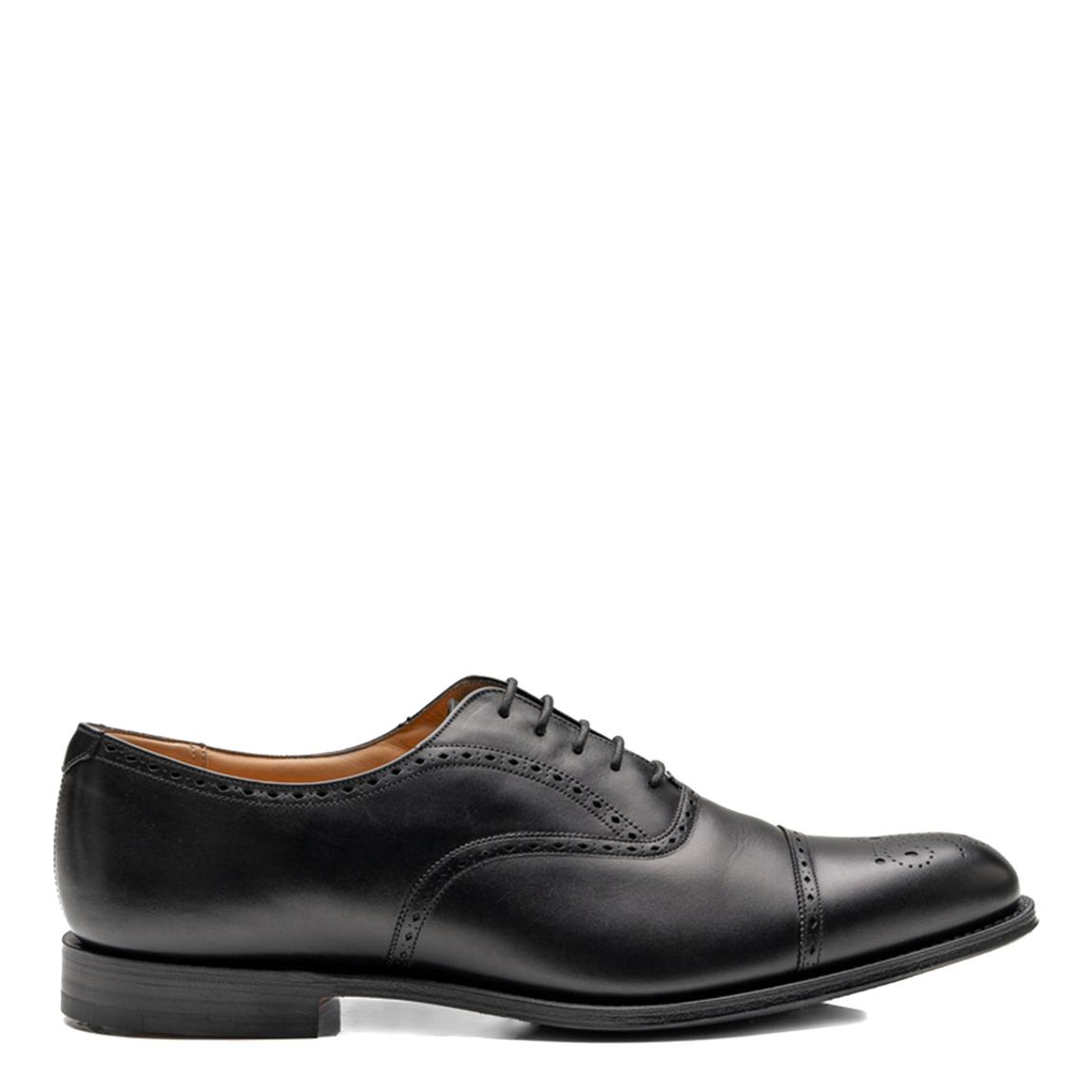 Black Leather Weymouth Oxford Brogue main product photo