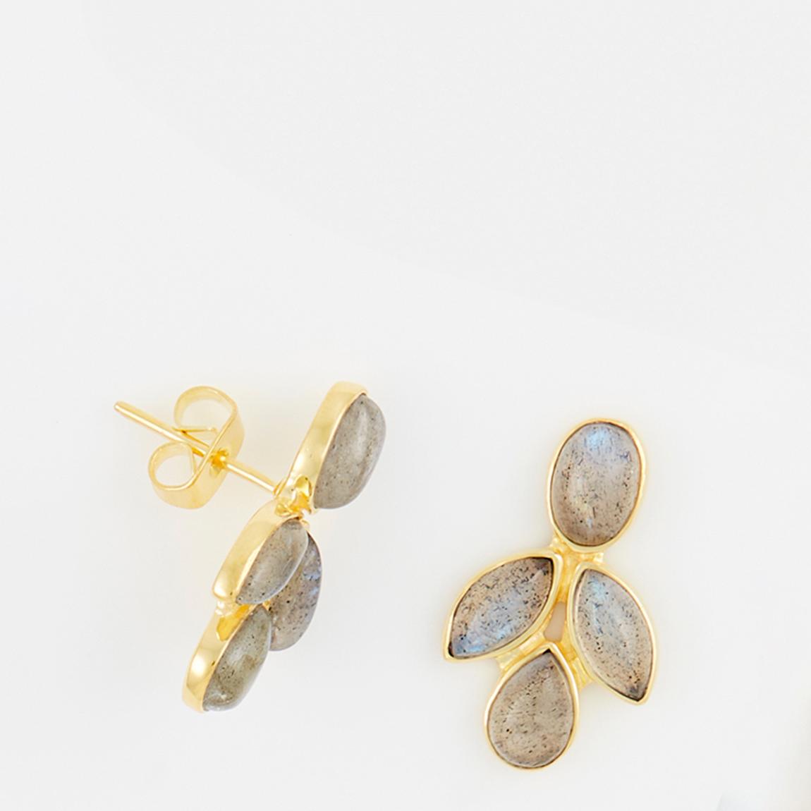 Grey Labradorite Earrings main product photo