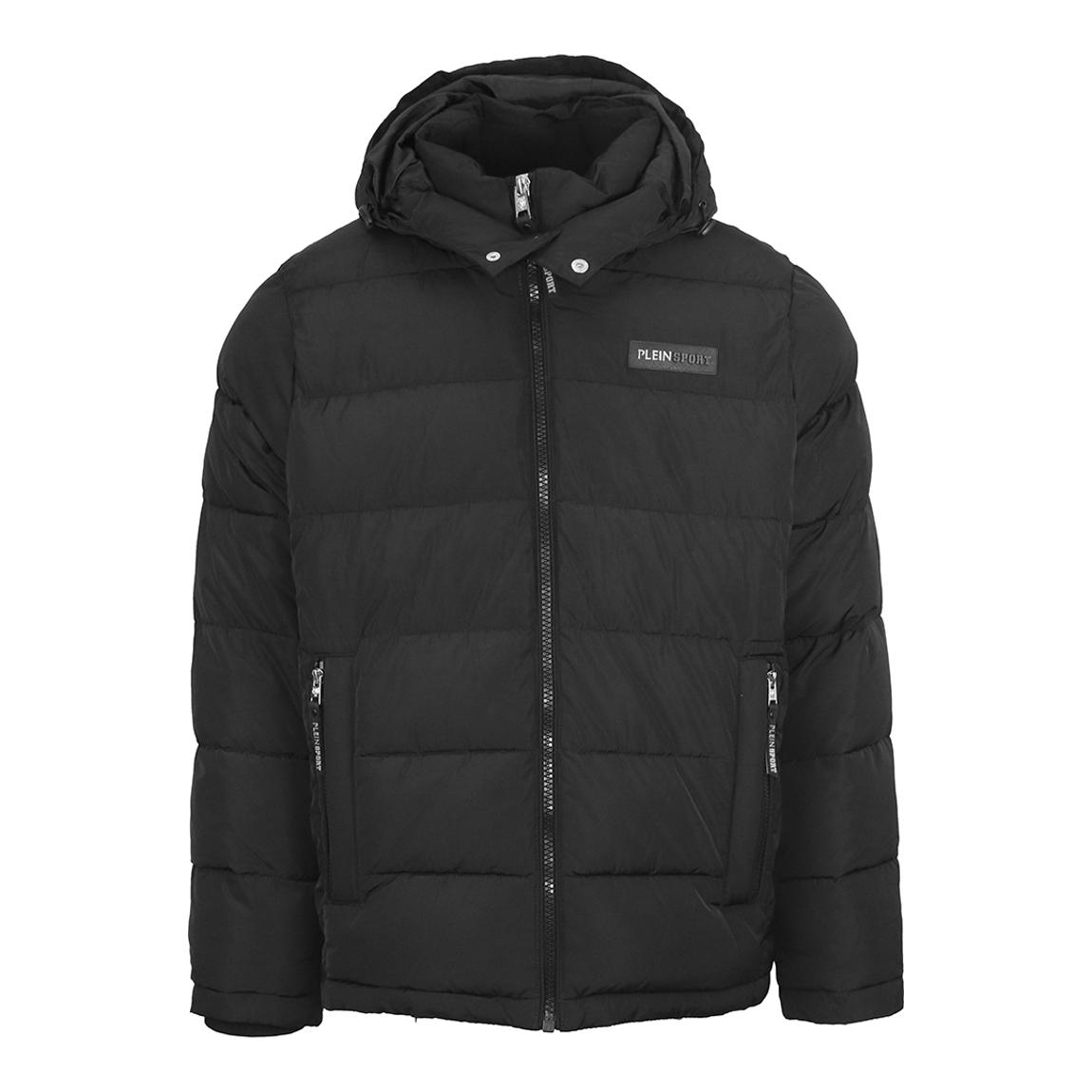 Black Insulated Puffer Jacket main product photo