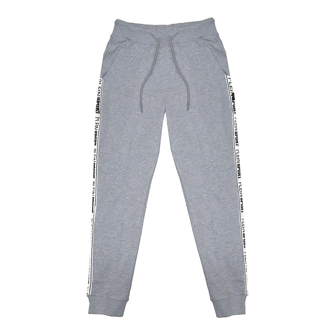 Grey Panelled Fleece Joggers main product photo
