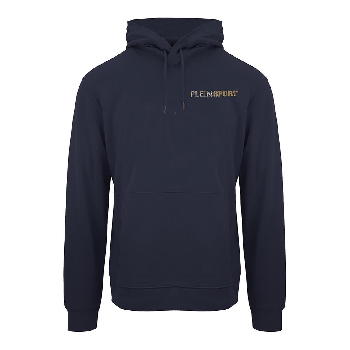 Navy Back Print Hoodie main product photo