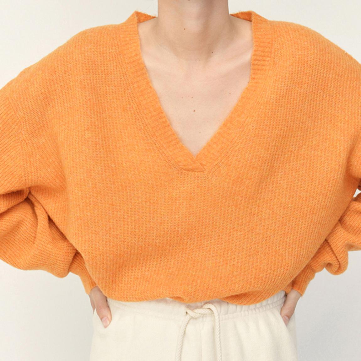 Orange Wool Blend Jumper main product photo