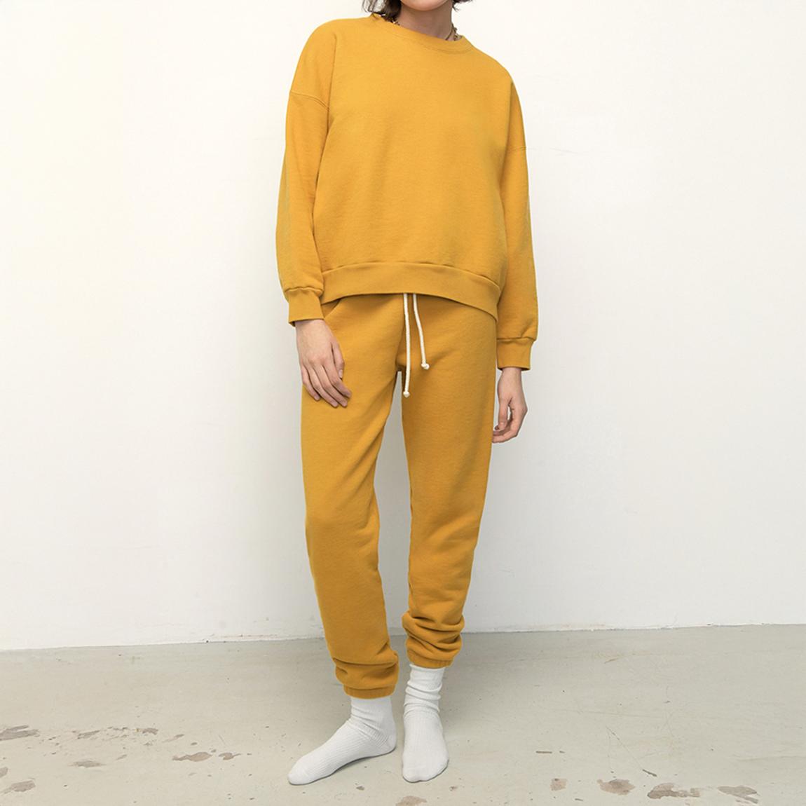Mustard Crew Neck Sweatshirt main product photo