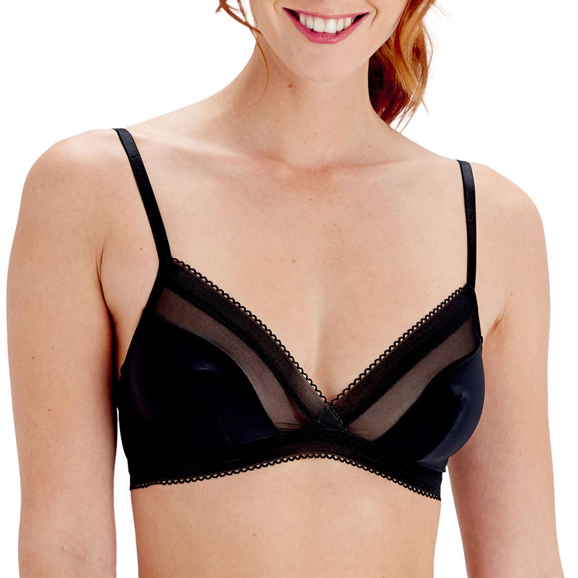 Black Naturals Triangle Bra main product photo