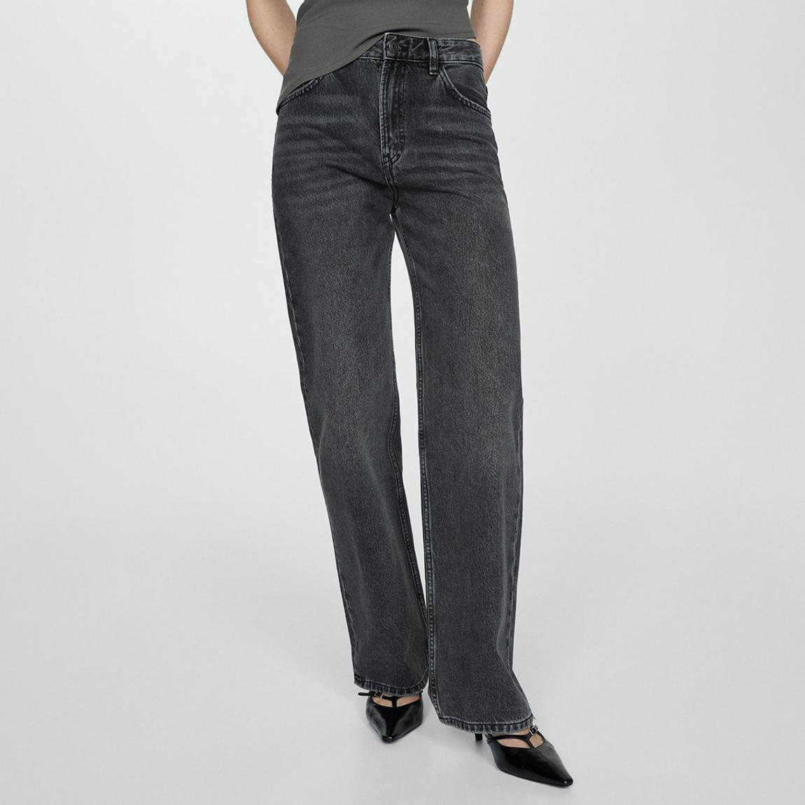 Washed Black High Rise Jeans main product photo