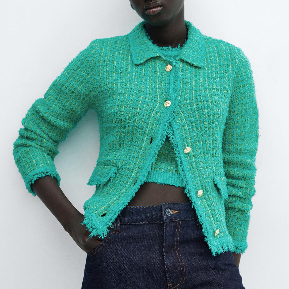 Turquoise Tweed Short Jacket main product photo