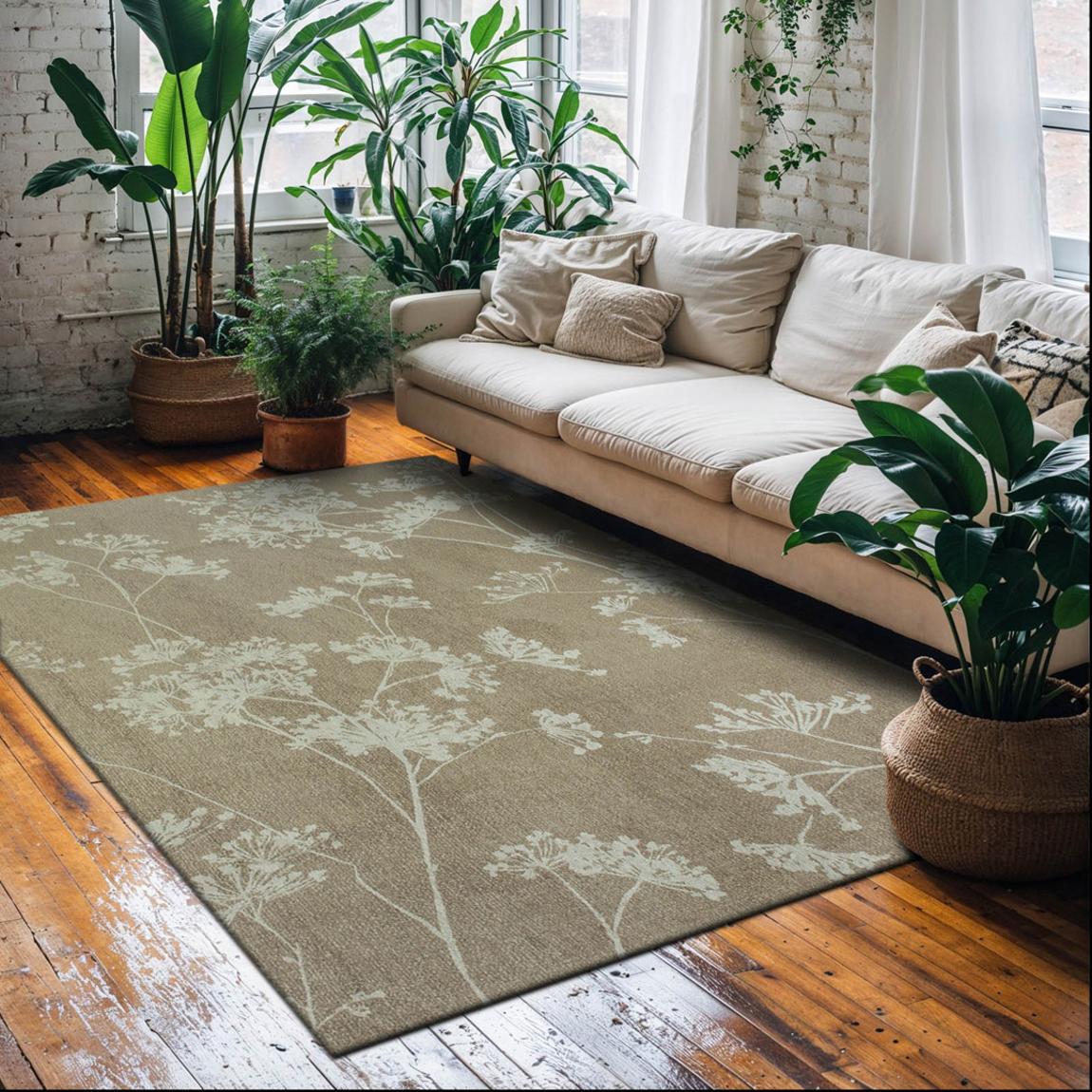 Parsley - Parchment 170x240cm Rug, Grey main product photo