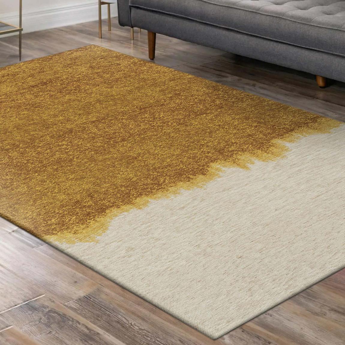 Storm - Ocher 140x200cm Rug, Yellow main product photo