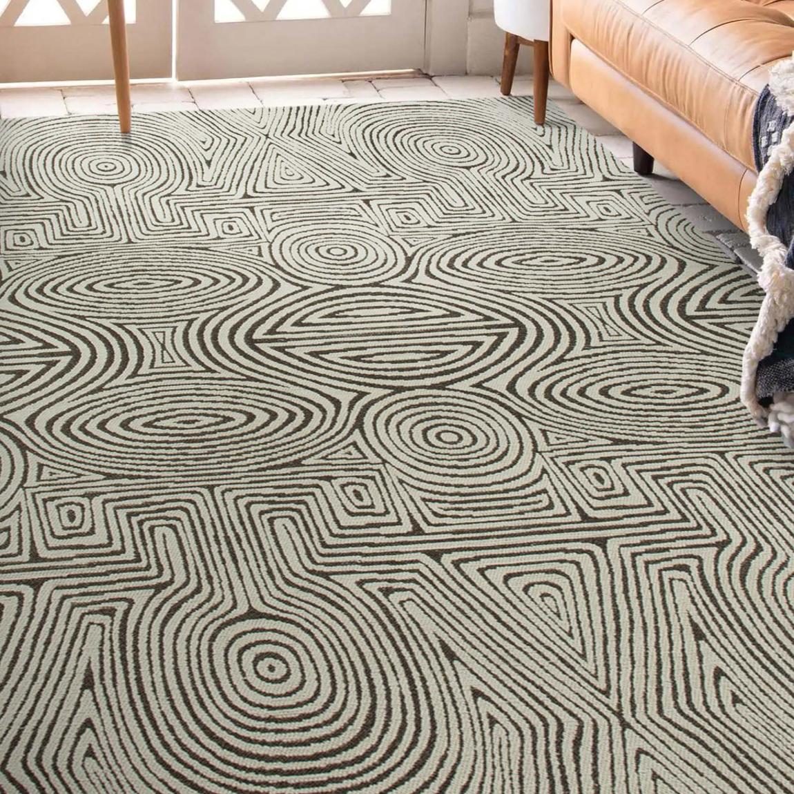Tabasco - Ebony Ivory 140x200cm Rug, Beige main product photo