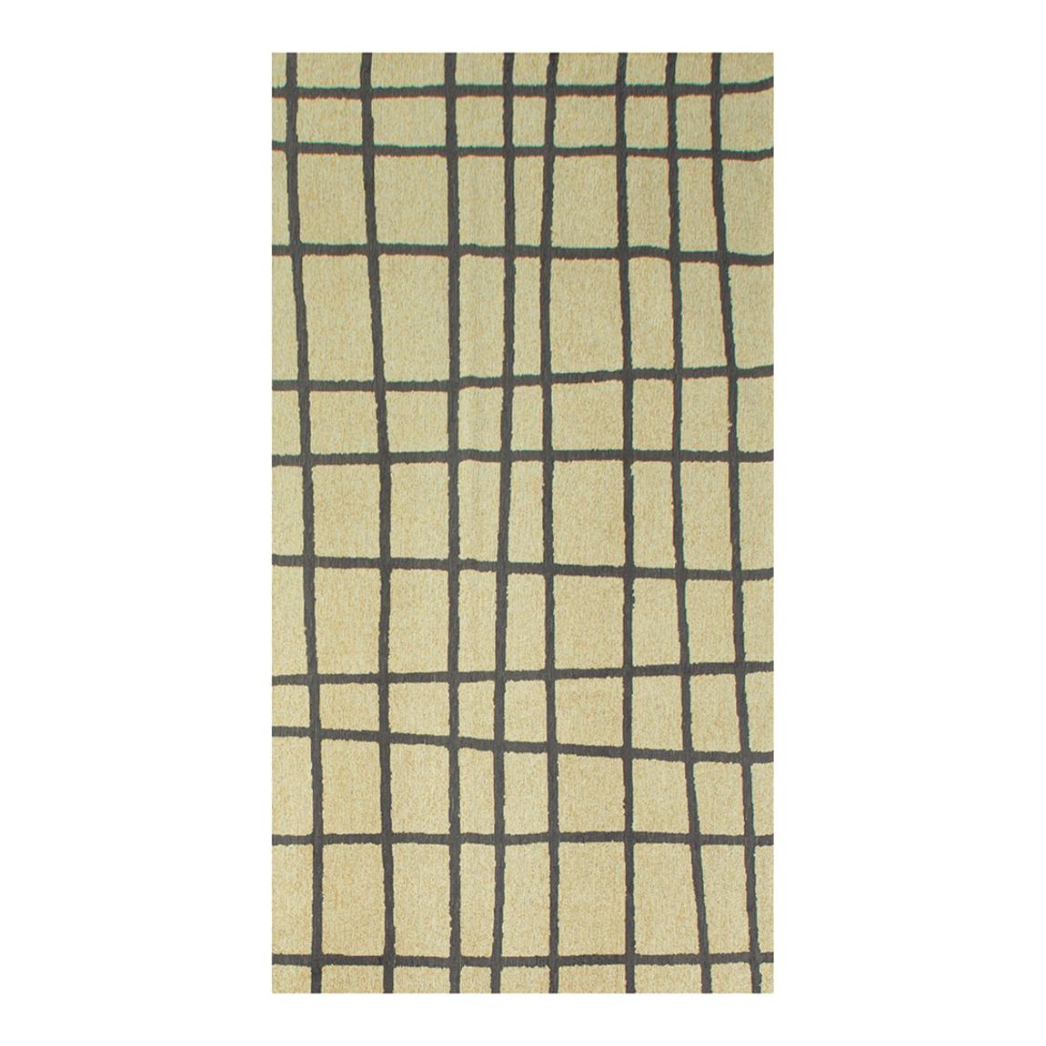 Caro - Creamy Black 80x150cm Rug, Grey main product photo