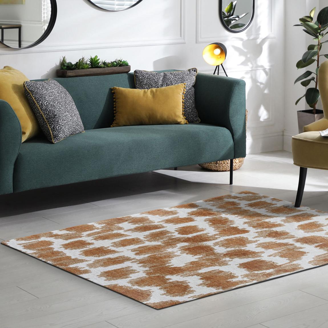 Ikat - Golden Sand 200x280cm Rug, Gold main product photo