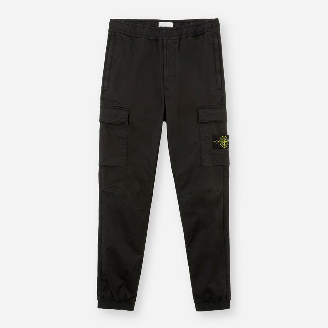 Black Wool Blend Cargo Trousers main product photo