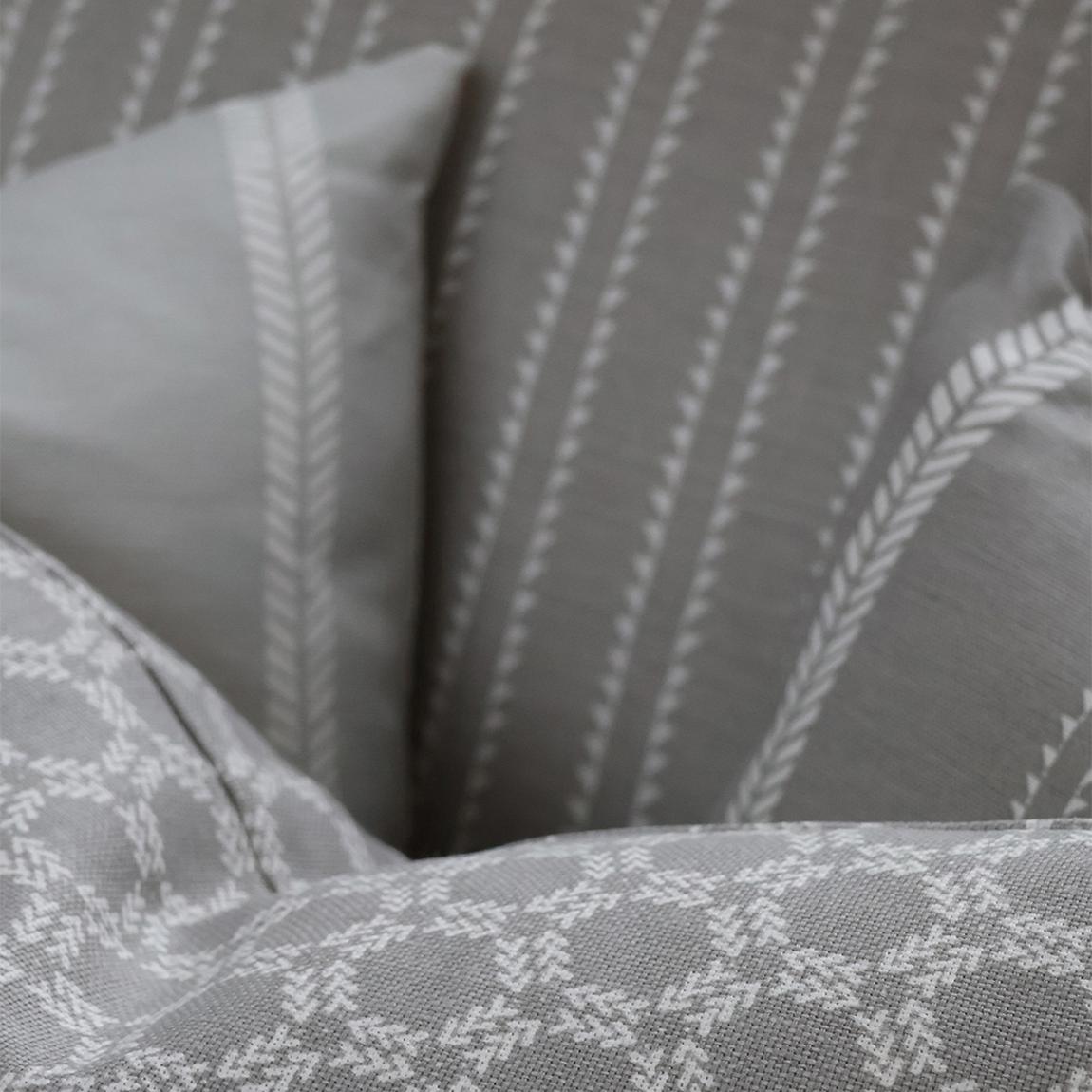 Honeycomb Cushion, Rock Grey main product photo
