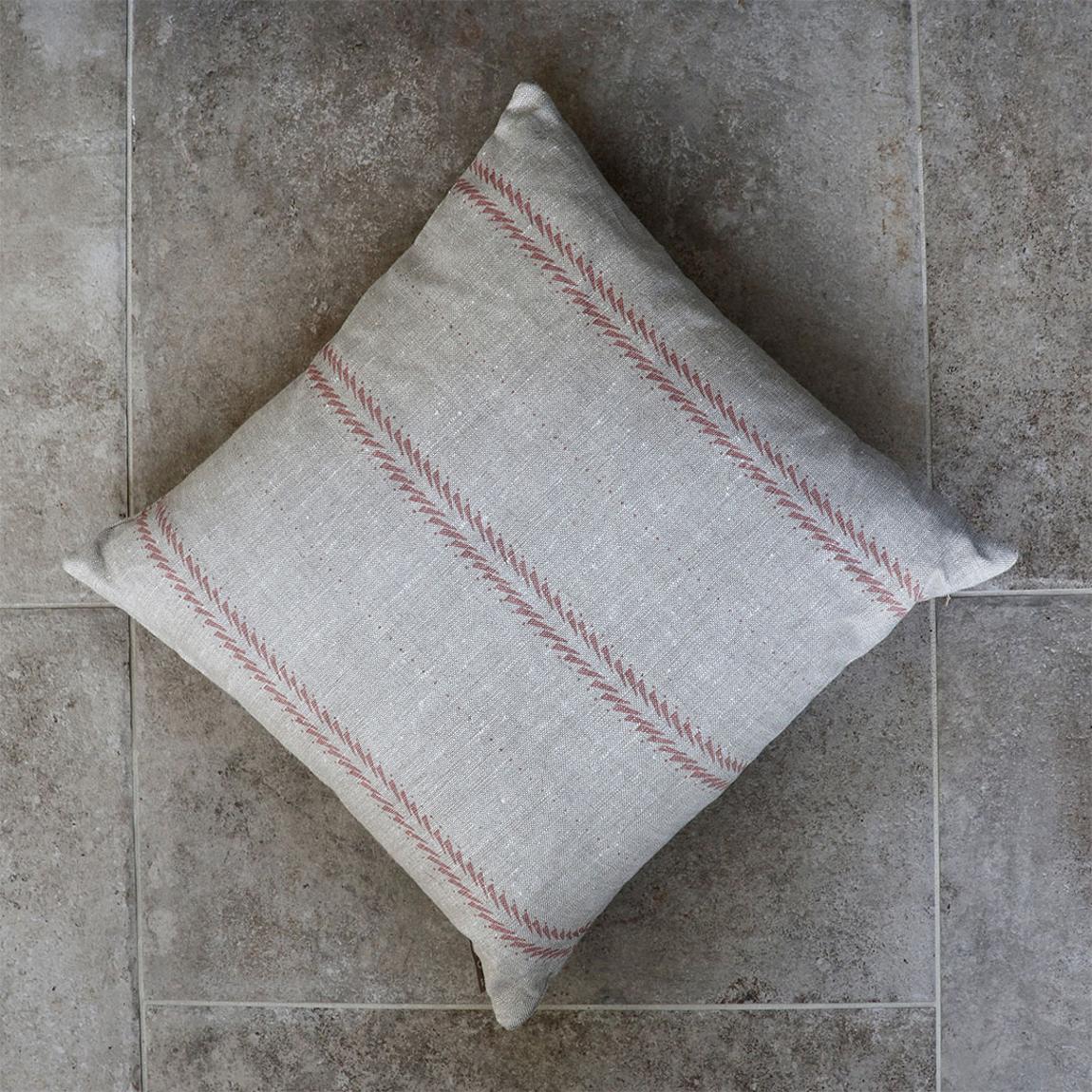 Feather Blade Cushion, Terracotta main product photo