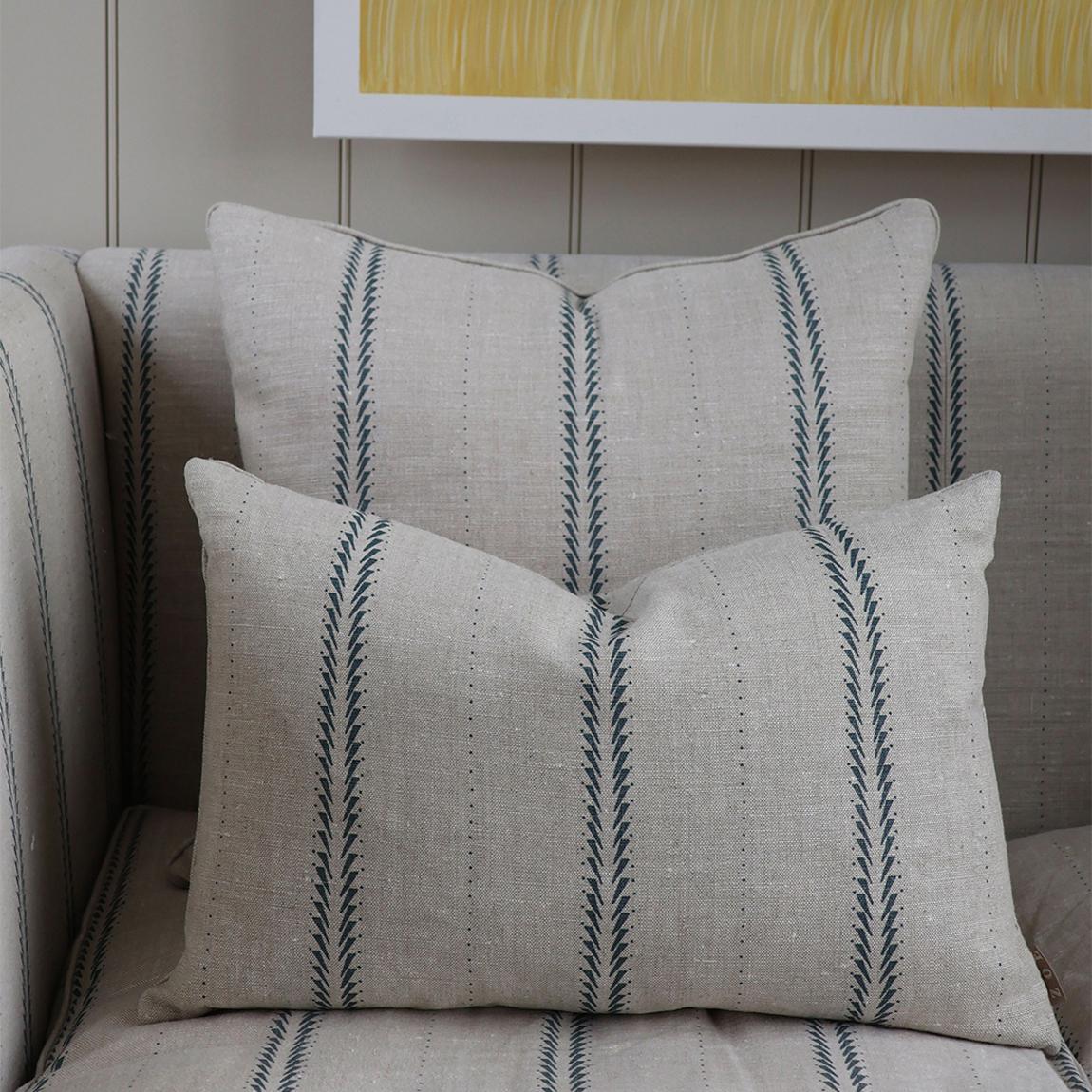 Feather Blade Cushion, Atlantic main product photo
