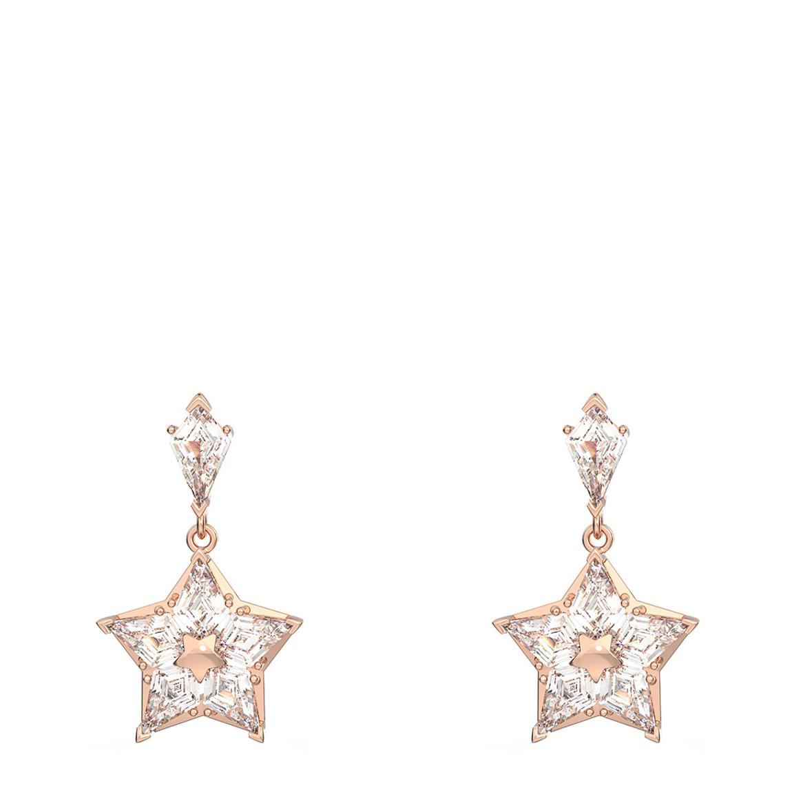 Rose Gold Stella Star Drop Earrings main product photo