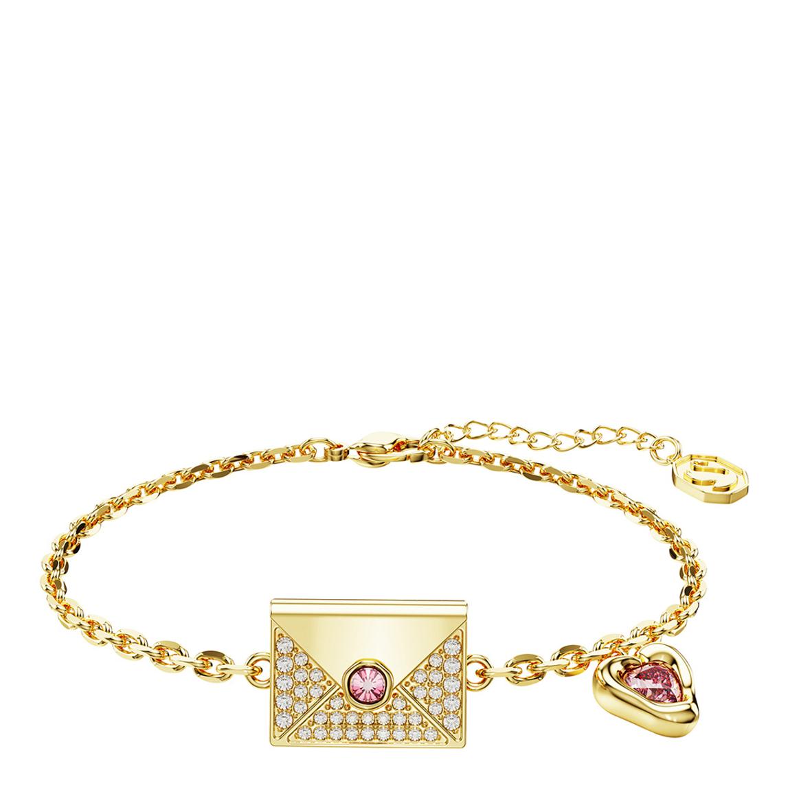 Gold Letra Charm Bracelet main product photo