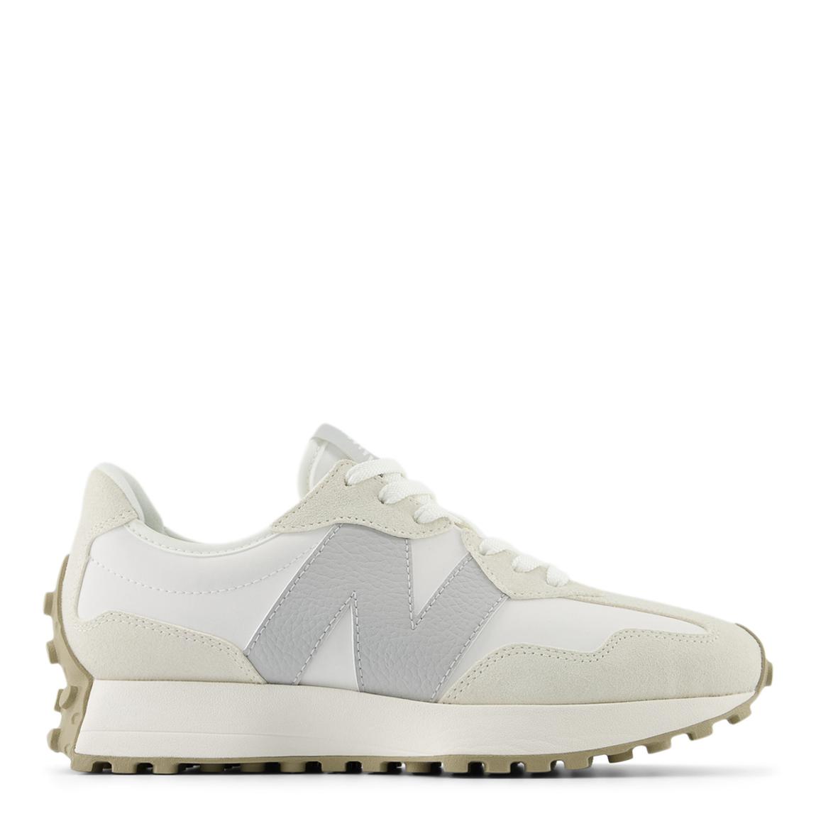 Women's White/Grey 327 Trainers main product photo