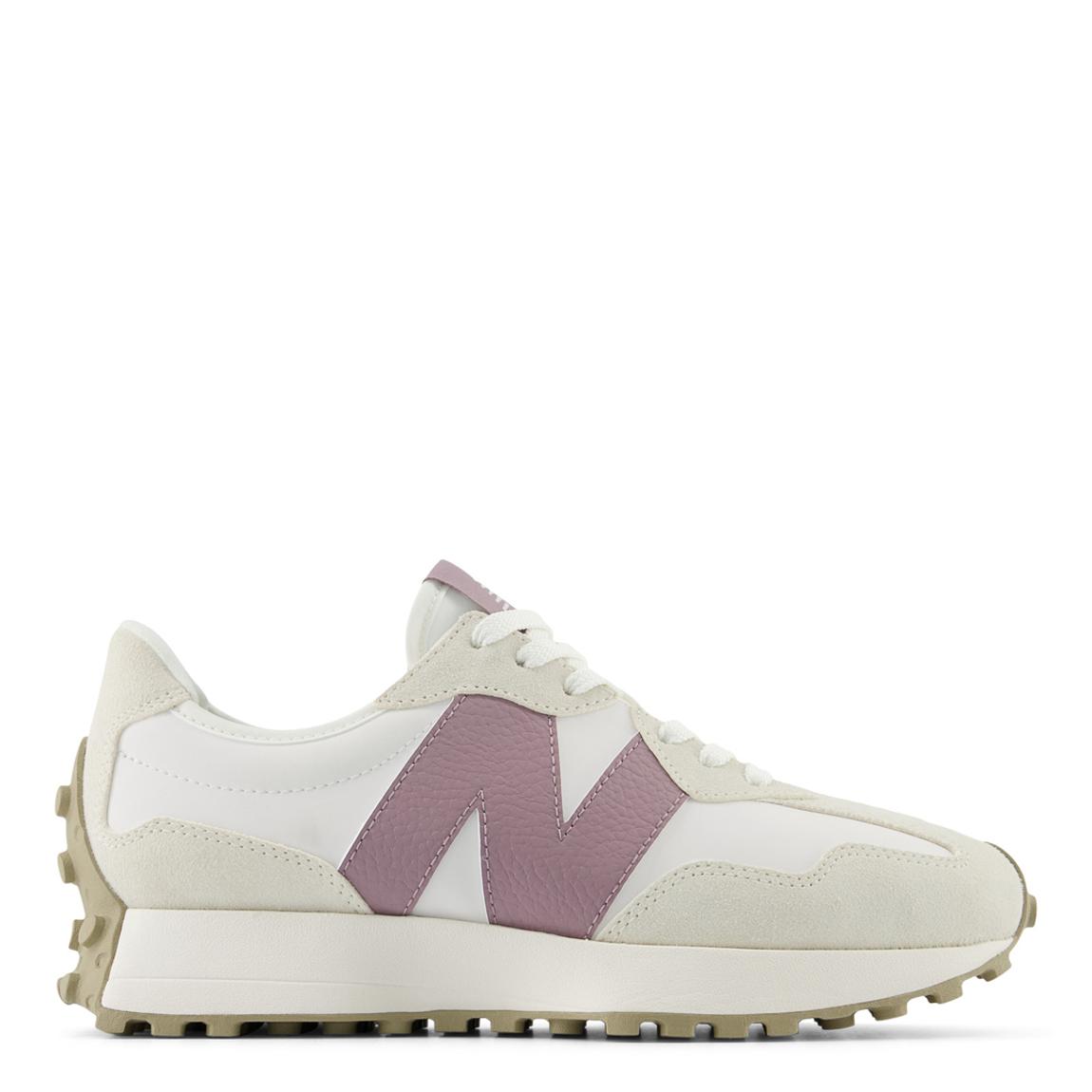 Women's White/Pink 327 Trainers main product photo