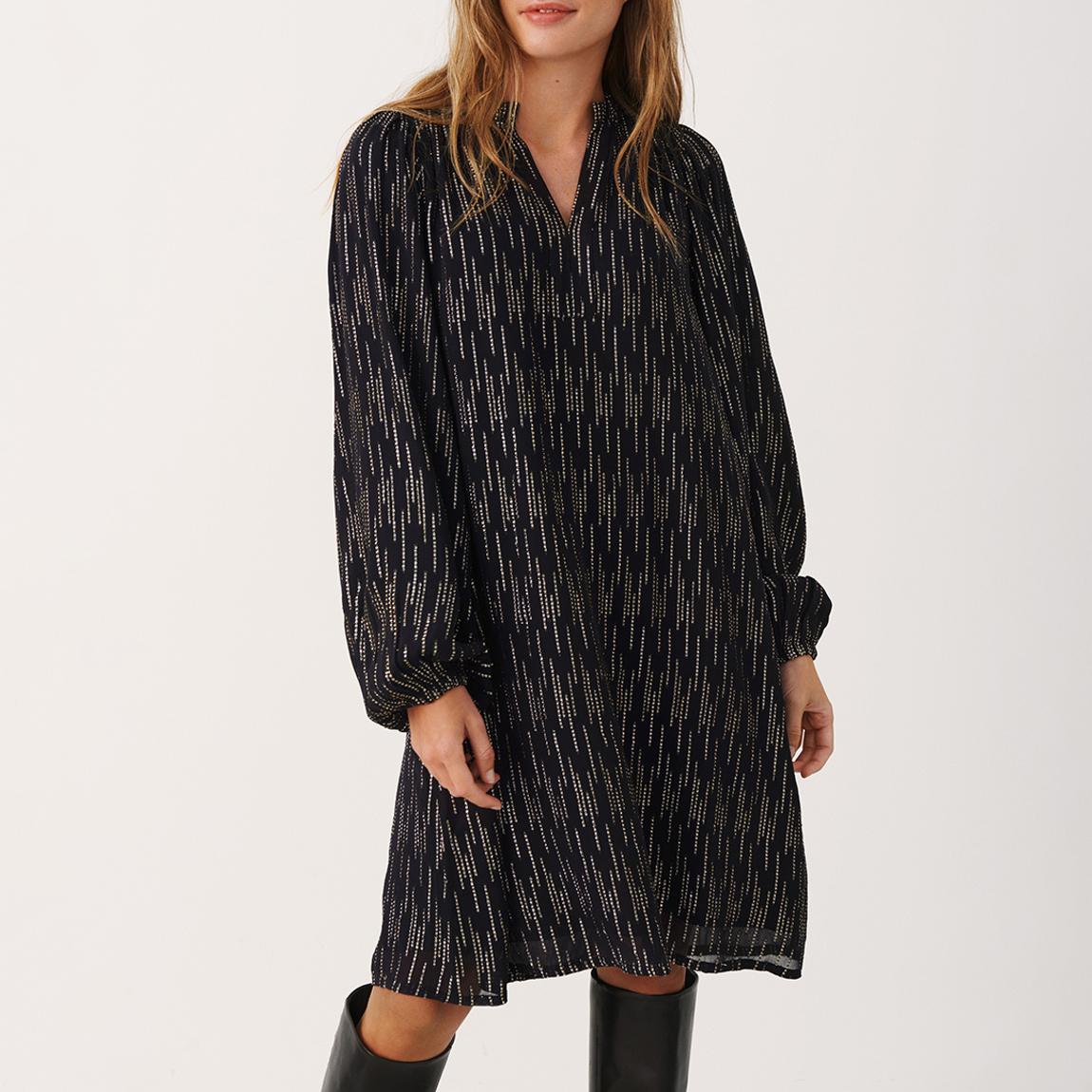 Navy Printed Dress main product photo