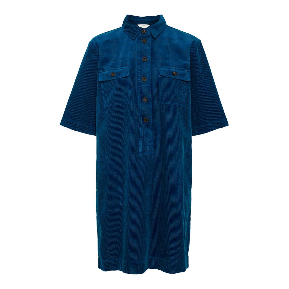 Deep Blue Cirva Corduroy Dress main product photo