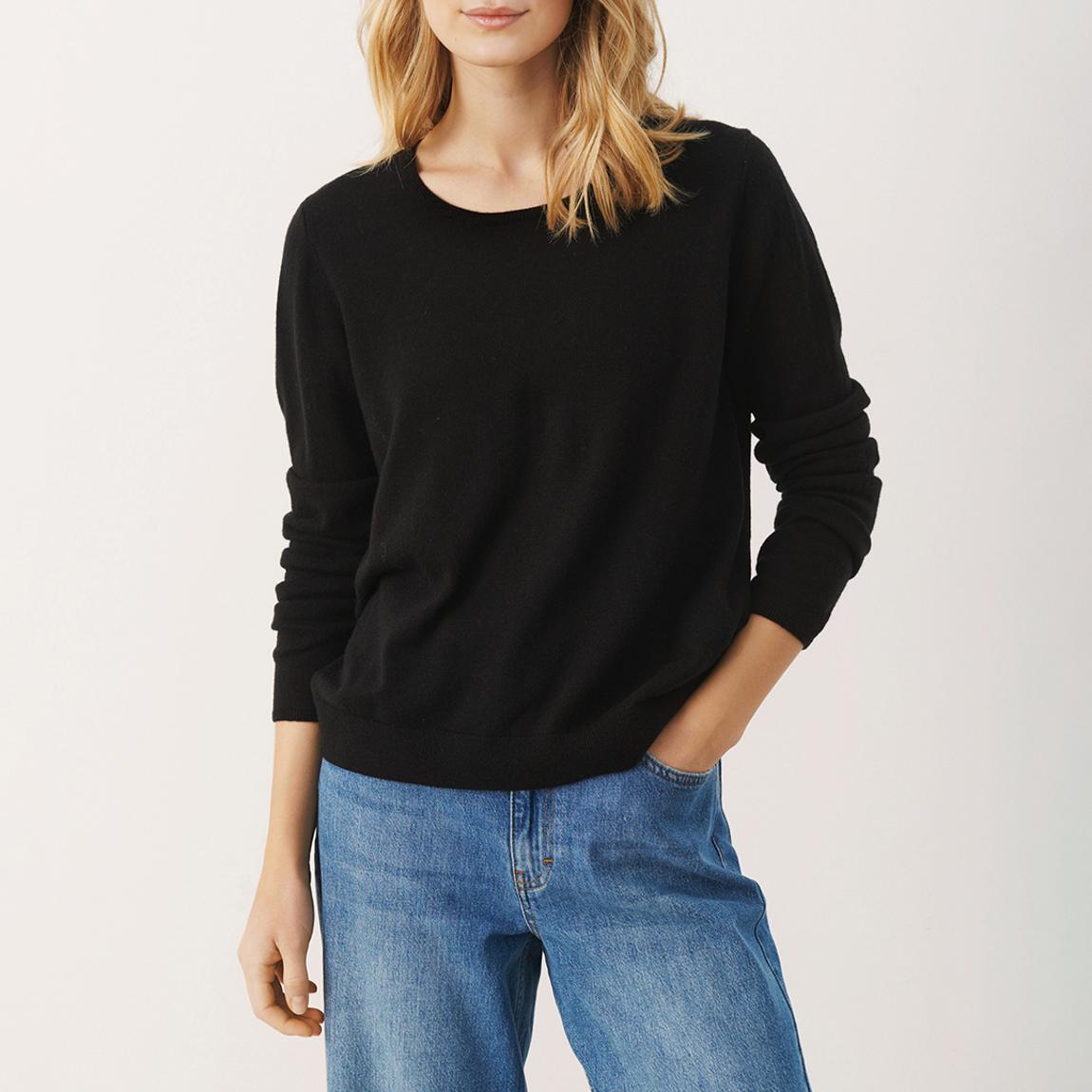 Navy Adeline Wool/Cashmere Blend Jumper main product photo