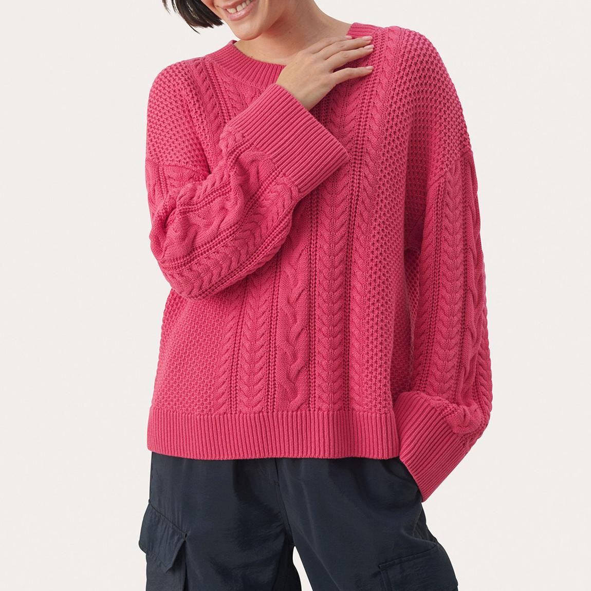 Deep Pink Wool Blend Fry Jumper main product photo