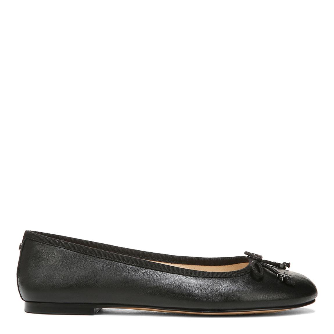 Black Felicia Luxe Ballet Pumps main product photo