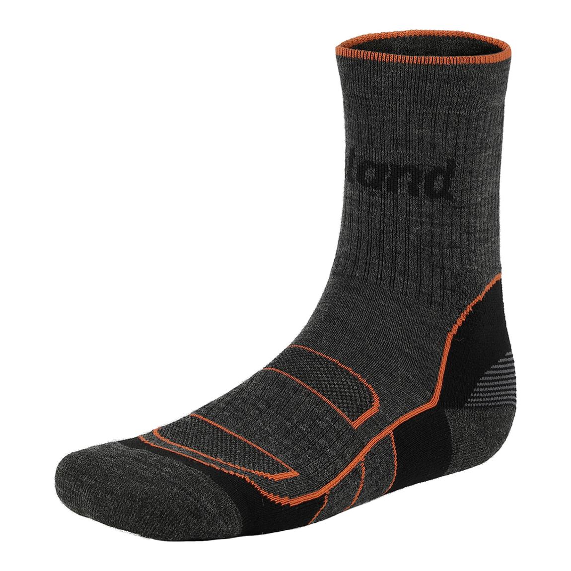 Grey Unisex Forest Wool Blend Socks main product photo