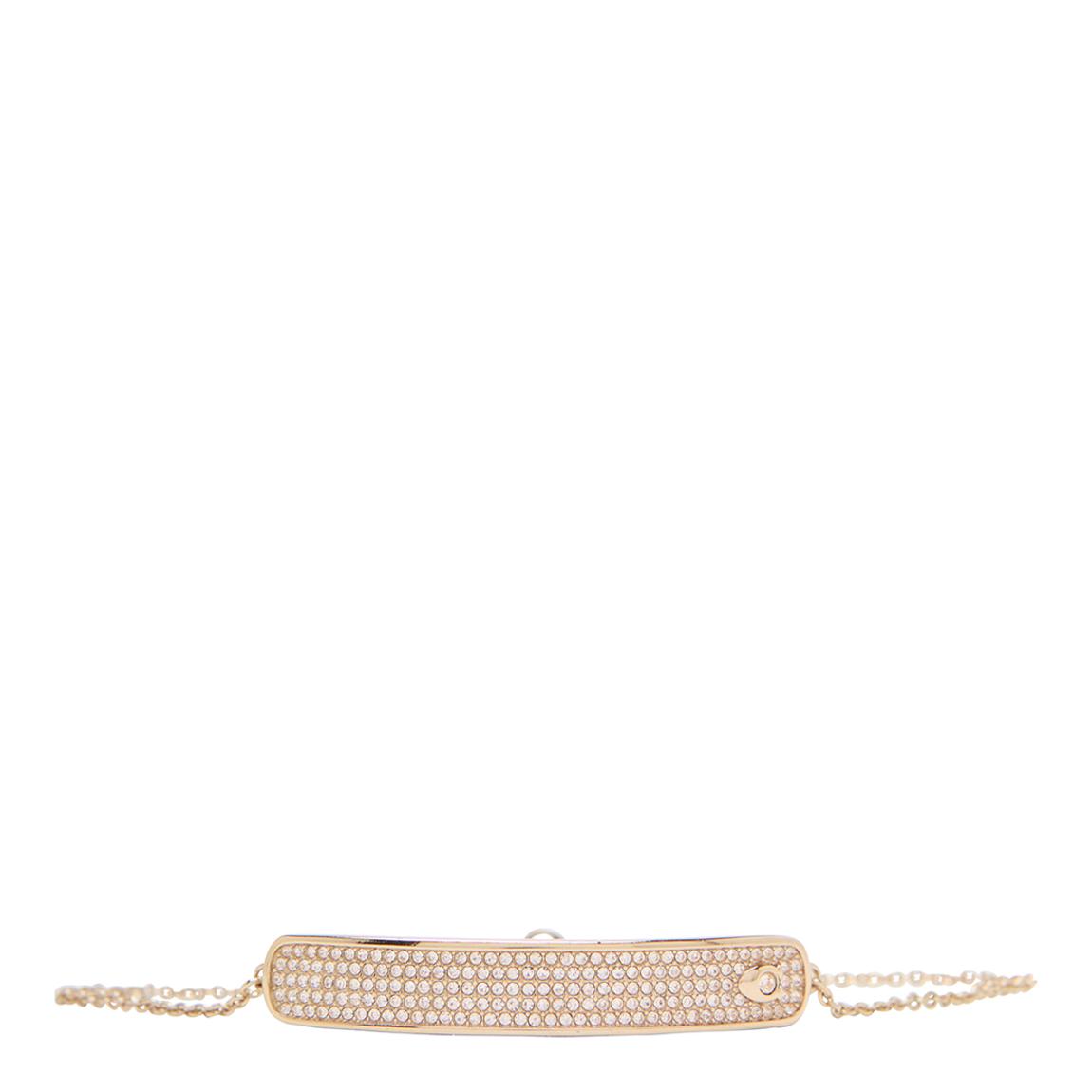 Gd, Gold Pave Slider Bracelet main product photo