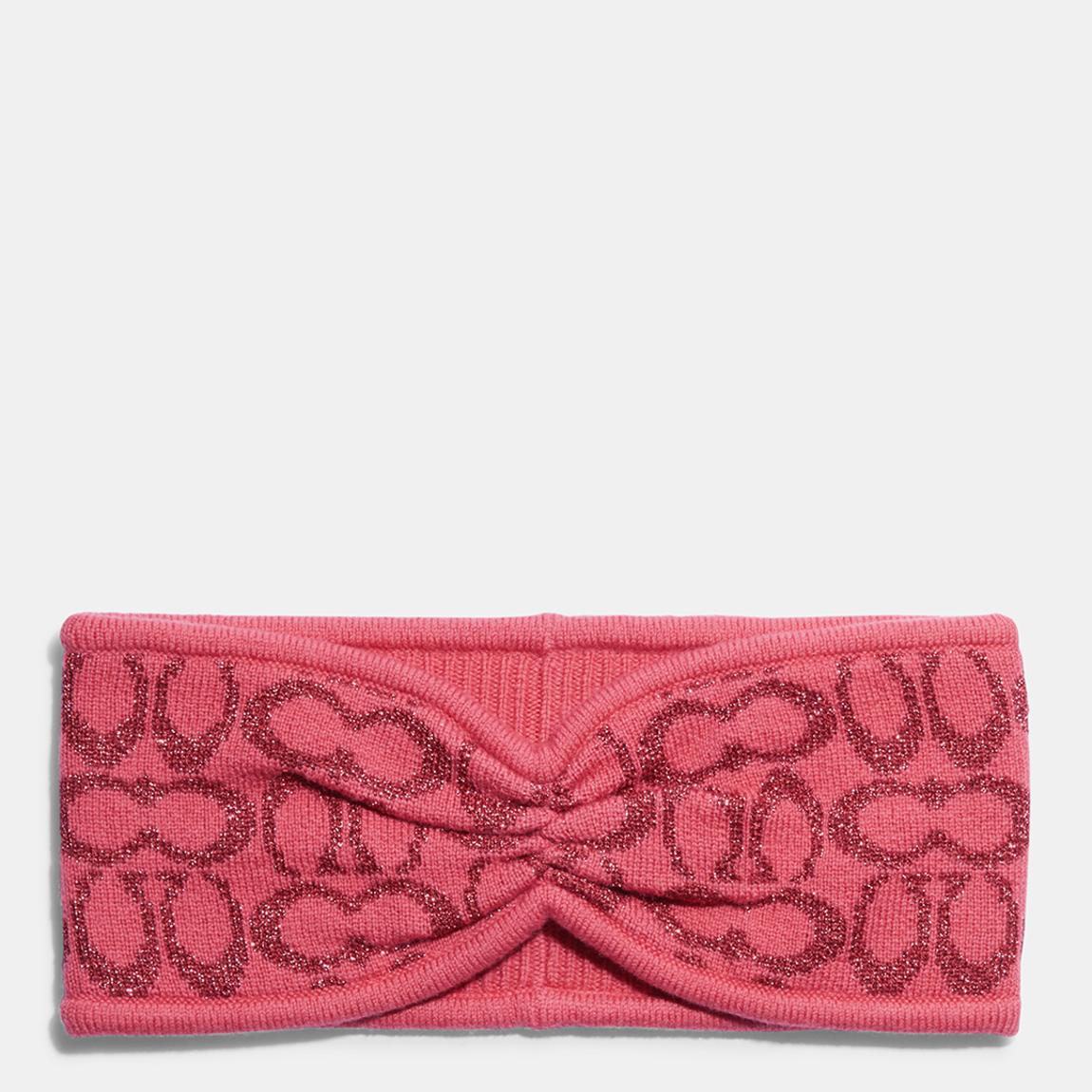 Watermelon Signature Lurex Wool Knit Headband main product photo