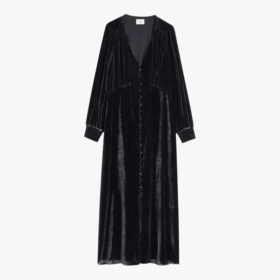 Black Velvet Valeria Midi Dress main product photo