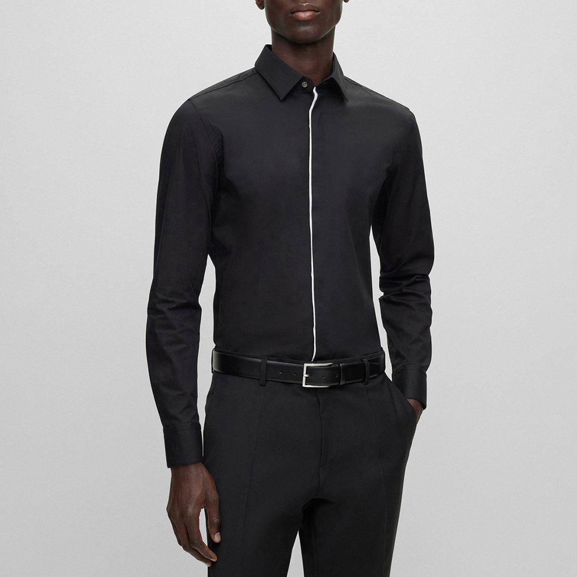 Black Hank Button Down Shirt main product photo
